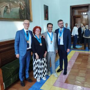 Salerno, la Presidente Nazionale con i neo Commndeurs 2025