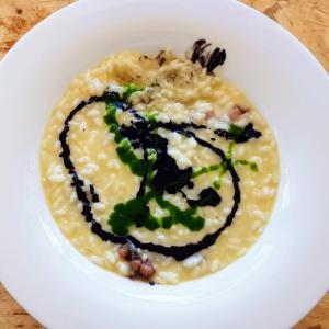 Il riso di seppia e limone a Fradis Minoris