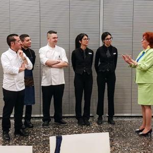 Il Presidente ringrazia lo staff de Gli Uffici 